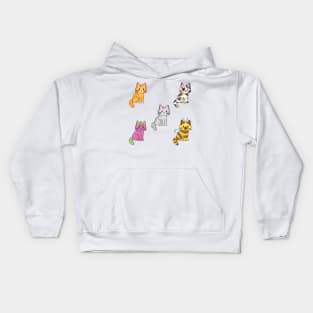 Kitties Sticker Pack 2 Kids Hoodie